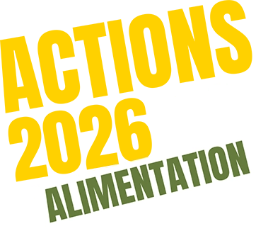 Actions 2026 - alimentation